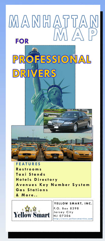 Manhattan Map for professional drivers image